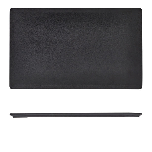 GenWare Melamine Black Tableau Platter GN 1/1