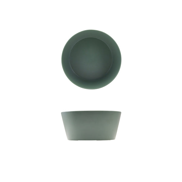GenWare Melamine Green Tableau Conical Buffet Bowl 22 x 10cm