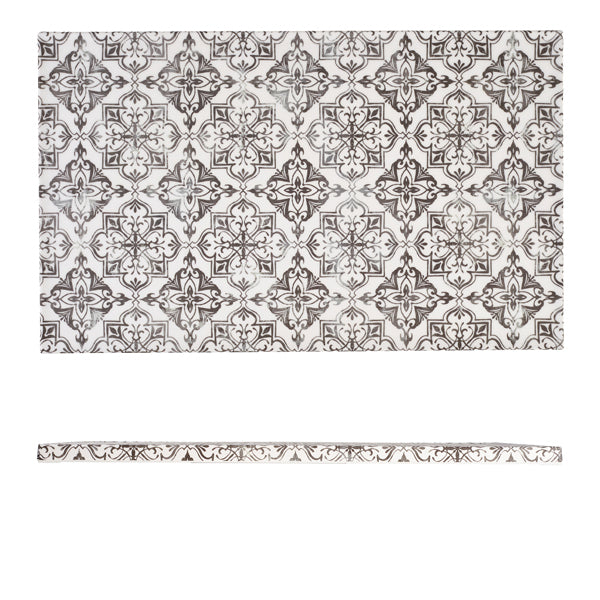 GenWare Melamine Grey Talavera GN 1/1 Slab 53 x 32.5cm