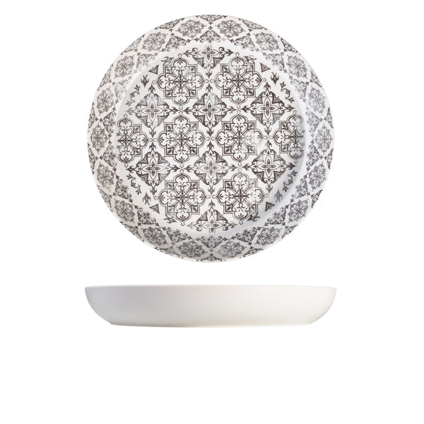 GenWare Melamine Grey Talavera Buffet Bowl 42 x 6cm