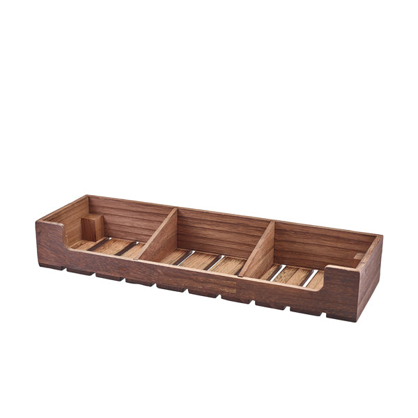 Rustic Wooden Display Crate GN 2/4 Per Case of 1