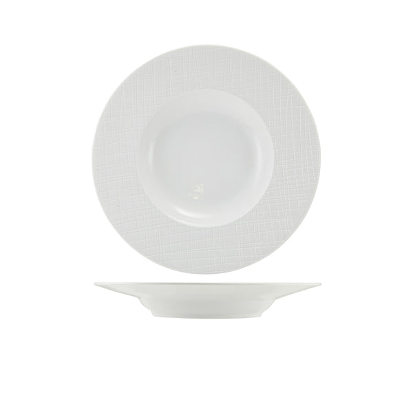 Incise Porcelain Lavara Winged Soup Bowl 24cm Per Case of 4