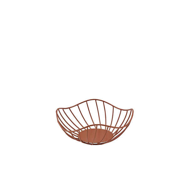 GenWare Lotus Leaf Copper Wire Basket 20 x 8cm Per Case of 1