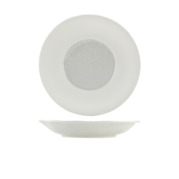 Incise Porcelain Lustre Deep Winged Plate 26cm Per Case of 6