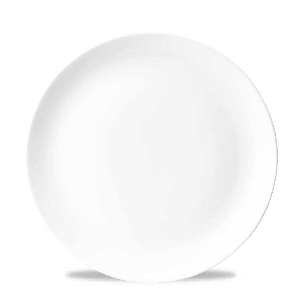 White Evolve Coupe Plate 9" Box 12