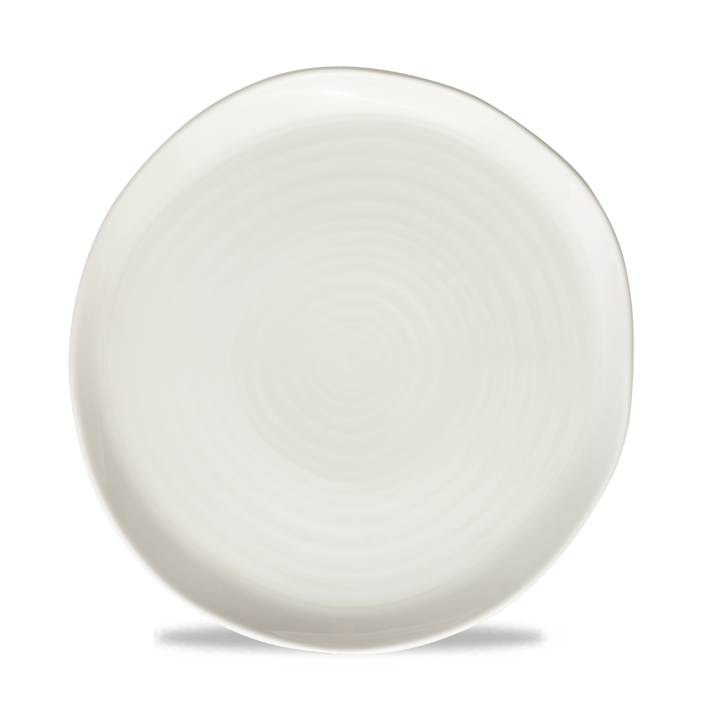 White Natural Plate 26Cm Box 6