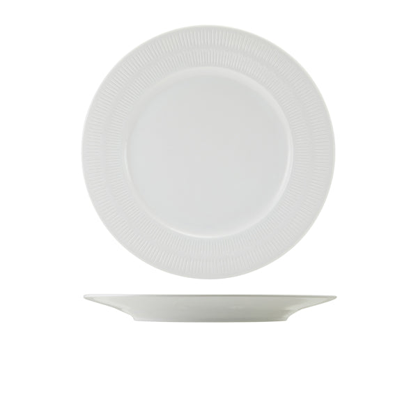 Incise Porcelain Solara Winged Plate 27cm Per Case of 6