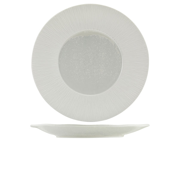 Incise Porcelain Lucine Winged Plate 31cm Per Case of 6