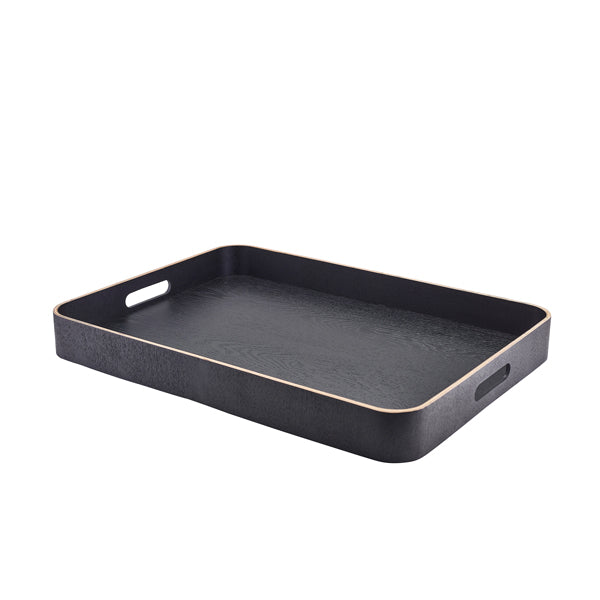 GenWare Black Wood Veneer Butlers Tray 55 x 40cm Per Case of 1