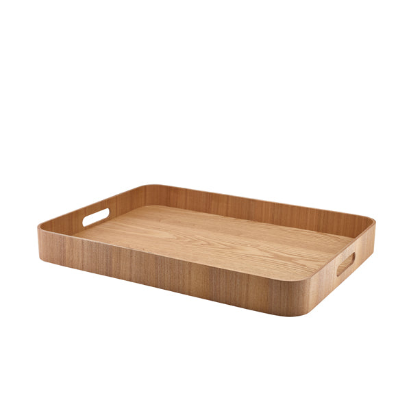 GenWare Light Wood Veneer Butlers Tray 55 x 40cm Per Case of 1