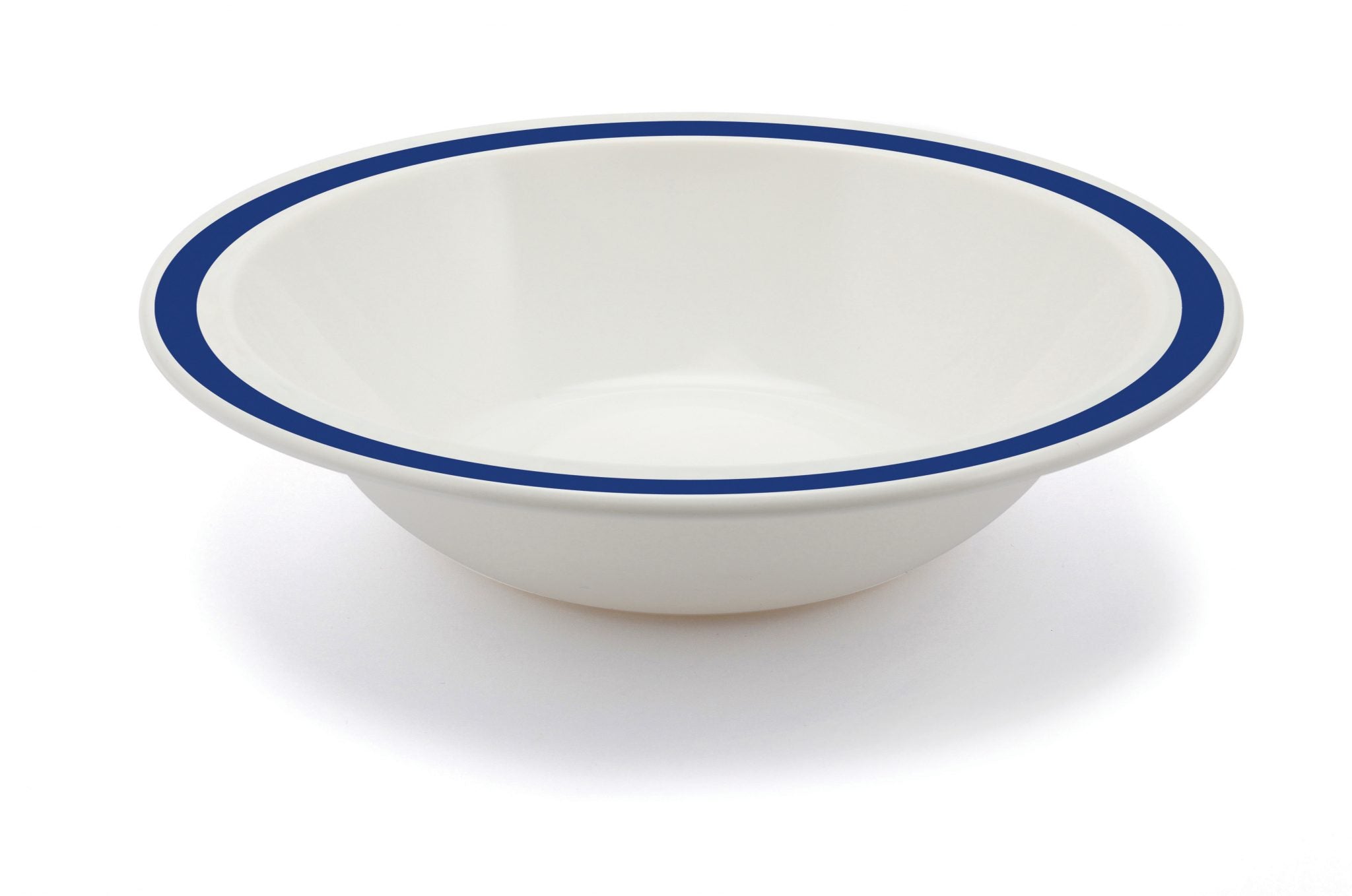 15cm Duo Bowl with Royal Blue Rim