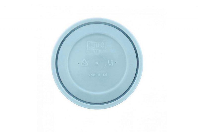 Steel Blue Hermetic Lid with Double Close