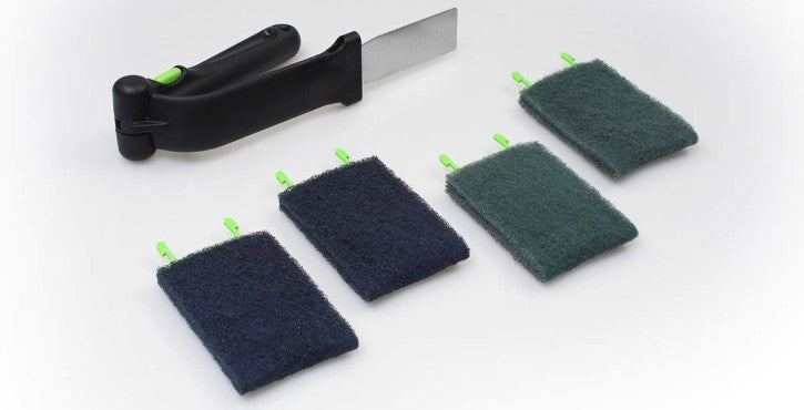 Cleaning Arm Kit, includes: (1) cleaning arm, (1) set of hard pads & (1) set of soft pads