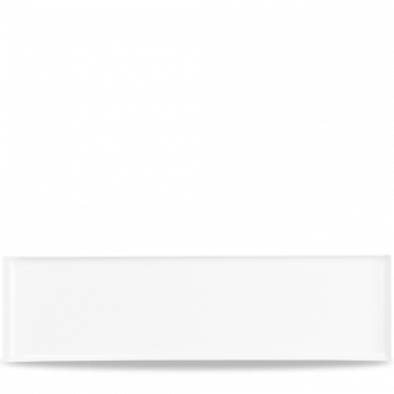 Alchemy Balance White Rectangle Buffet Dish 22" Box 4