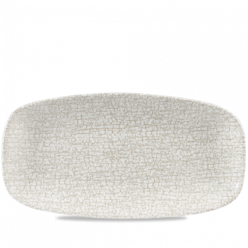 Breccia Agate Grey Chefs Oblong Plate 13 7/8X7 3/8" Box 6