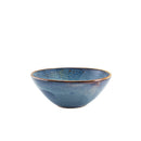 Terra Porcelain Aqua Blue Organic Bowl 16.5cm pack of 6