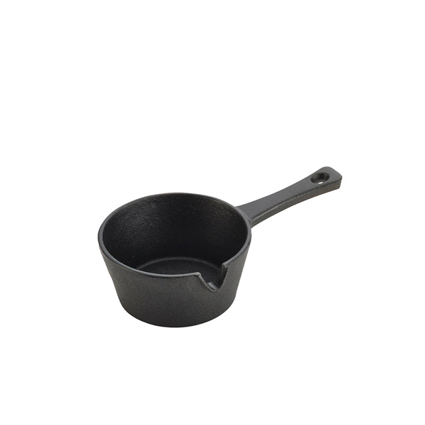 Mini Cast Iron Sauce Pan 9.7 x 4.5cm pack of 6