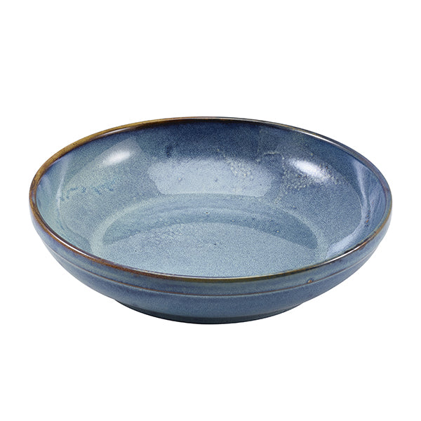Terra Porcelain Aqua Blue Coupe Bowl 27.5cm pack of 6