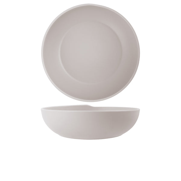 White Copenhagen Melamine Bowl 28 x 7.5cm pack of 4