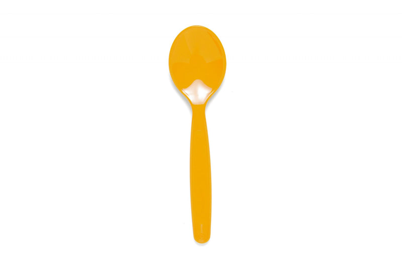 Small Yellow Dessert Spoon – Reusable Cutlery