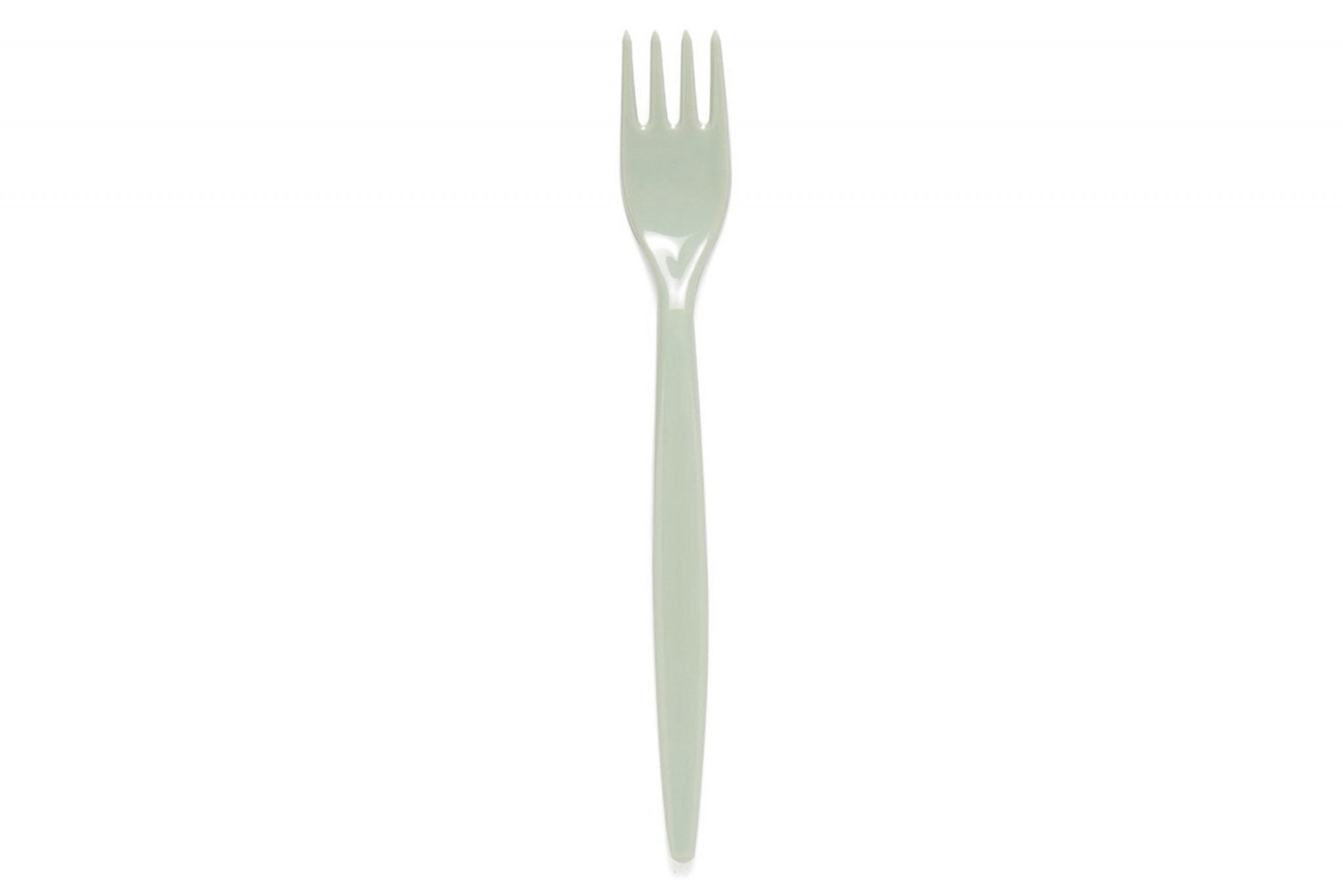 Antibacterial Grey Green Standard Fork – Reusable Cutlery