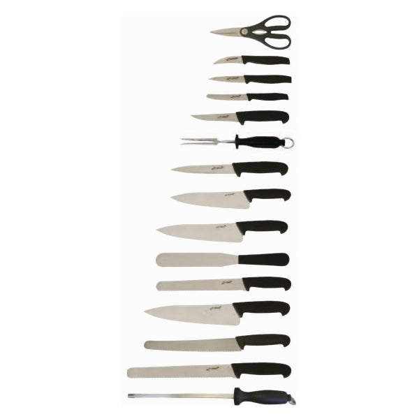 15 Piece Knife Set + Knife Case pack of 1