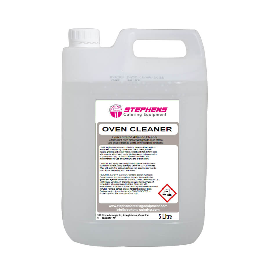 Oven Cleaner Per 4x5L - Highly Caustic Viscous Oven Cleaner