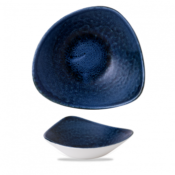 Stonecast Plume Ultramarine Lotus Bowl 9" Box 12
