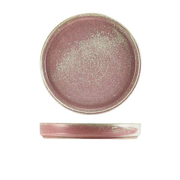 Terra Porcelain Rose Presentation Plate 20.5cm pack of 6