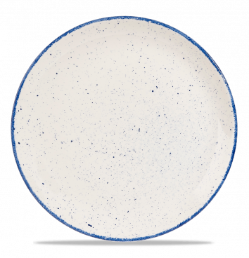 Stonecast Hints Indigo Evolve Coupe Plate 12 3/4" Box 6