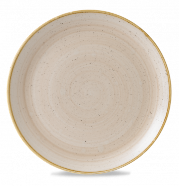 Stonecast Nutmeg Cream Coupe Evolve Plate 12 3/4" Box 6