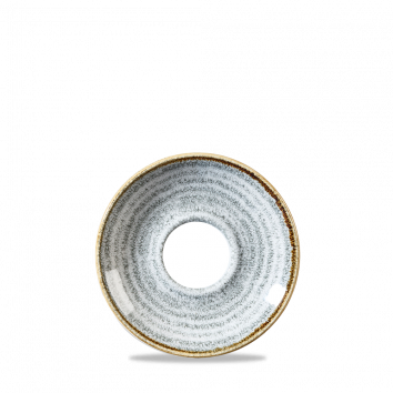 Studio Prints Stone Grey Espresso Saucer 4.5" Box 12