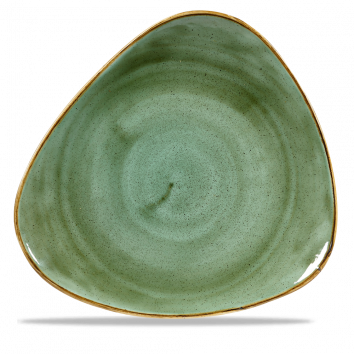 Stonecast Samphire Green Lotus Plate 12" Box 6