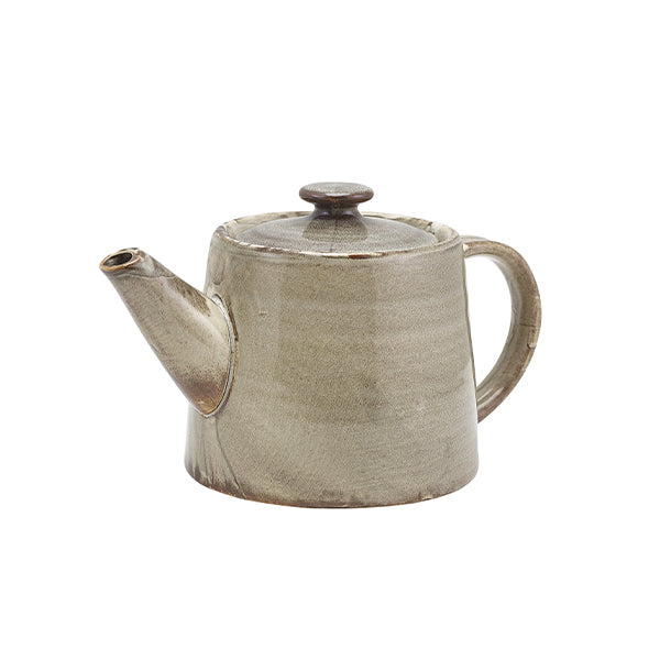 Terra Porcelain Grey Teapot 50cl/ 17.6oz pack of 6