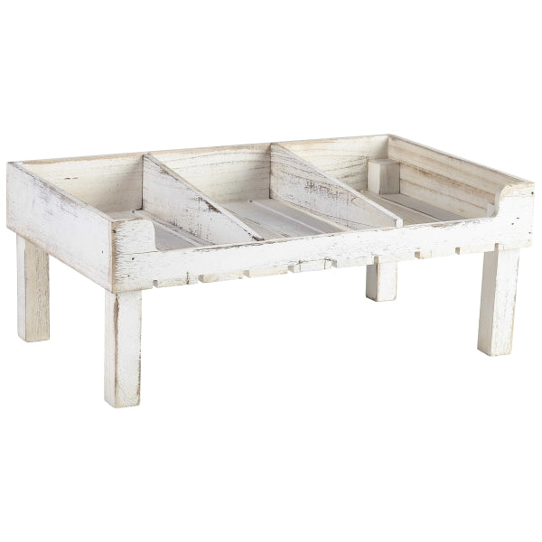 White Wash Wooden Display Crate Stand pack of 1