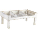 White Wash Wooden Display Crate Stand pack of 1