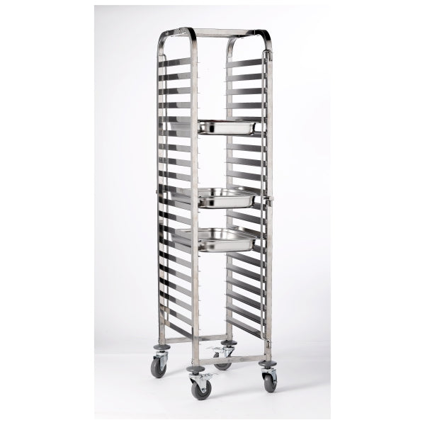 St/St. Gastronorm 1/1 Trolley 20 Shelves pack of 1