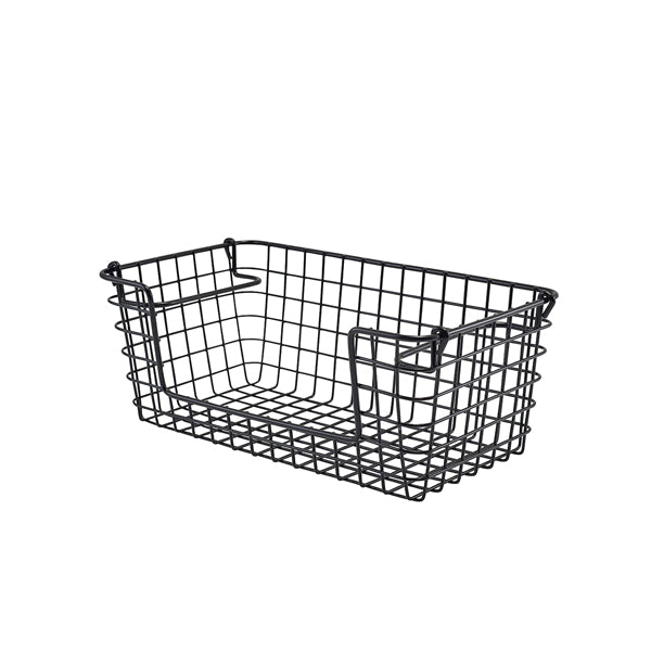 GenWare Black Wire Open Sided Display Basket