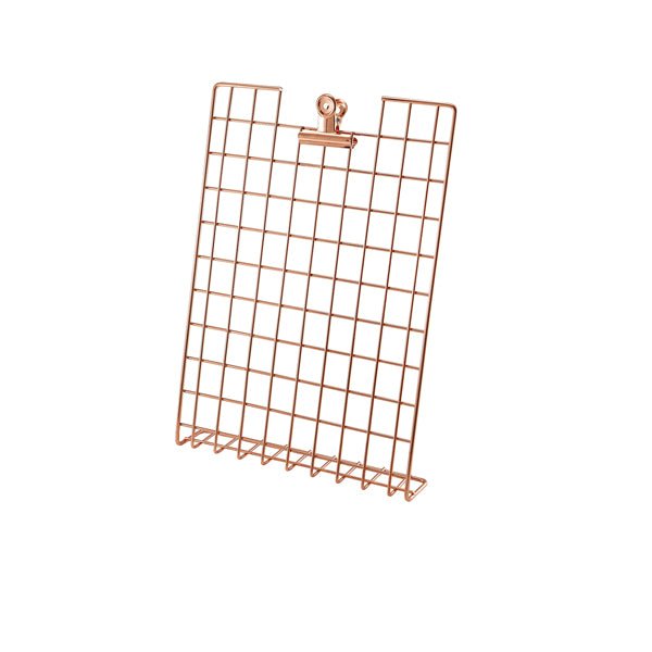 GenWare Copper Wire A4 Menu Holder  Box of 1