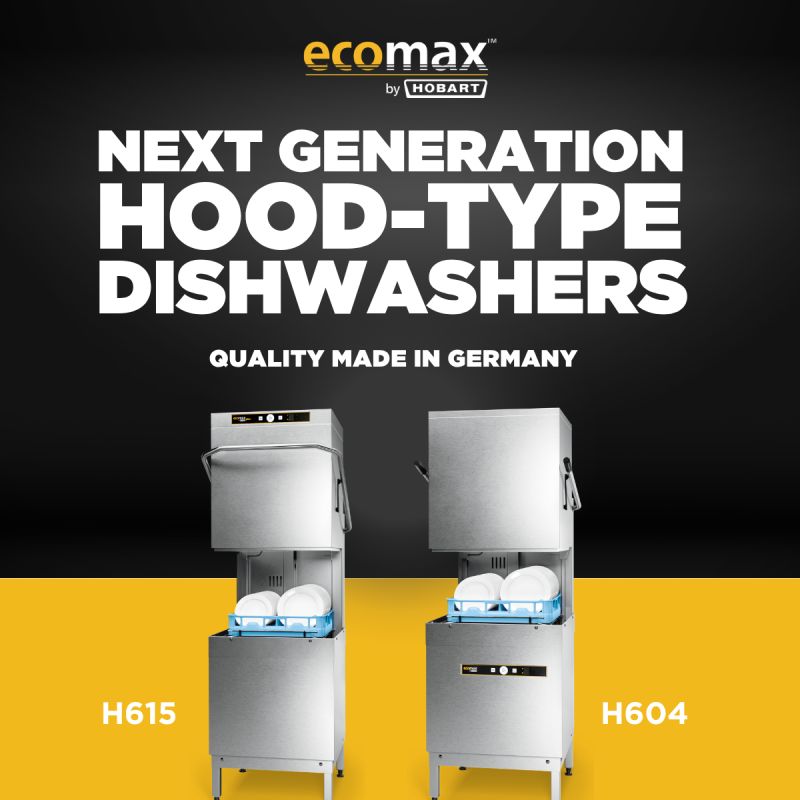 Introducing the Next Generation of Hobart Hood-Type Dishwashers