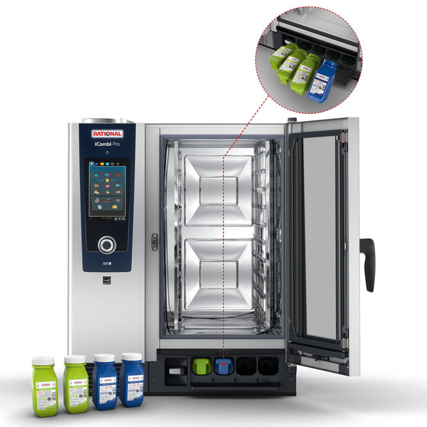Introducing the Rational iCareSystem AutoDose: Effortless, Sustainable Cleaning for iCombi Pro Tabletop Units