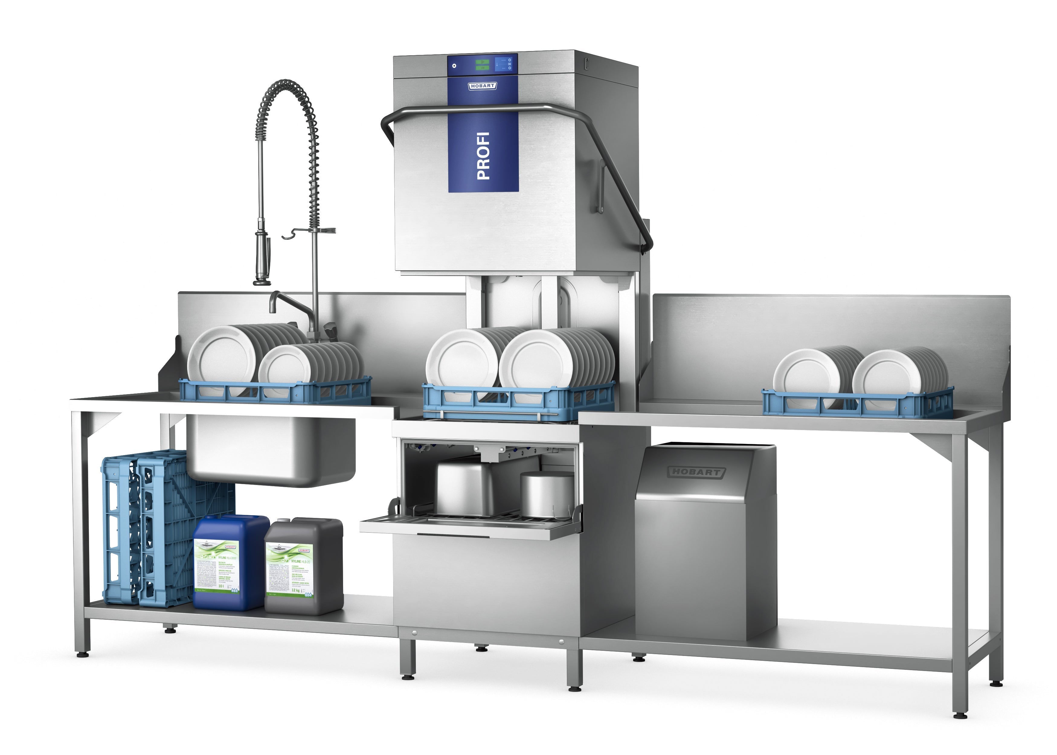 Double the Capacity, Same Footprint: Meet the Hobart Two-Level-Washer