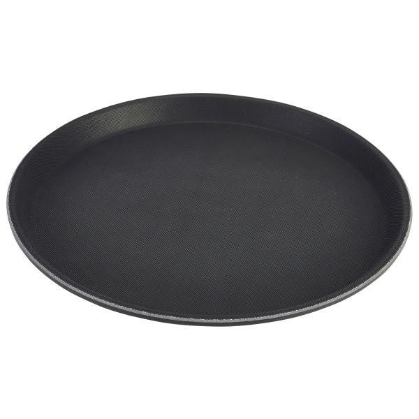 Tray Gengrip Fibreglass Round 16" Black pack of 1