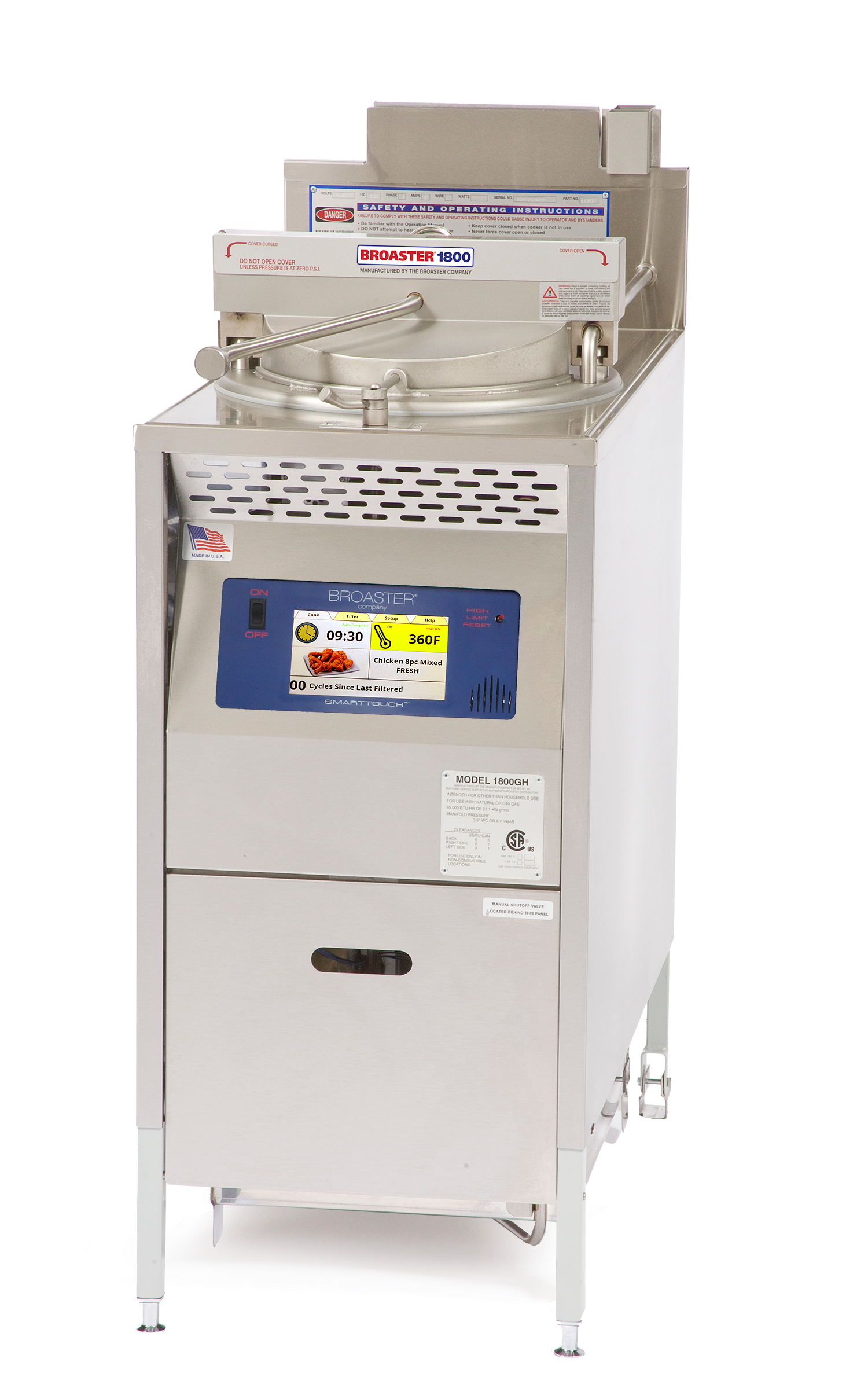 Broaster Pressure Fryer - 1800 LPG