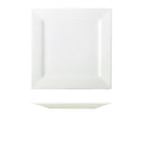 Genware Porcelain Square Plate 26cm/ 10.25" pack of 6