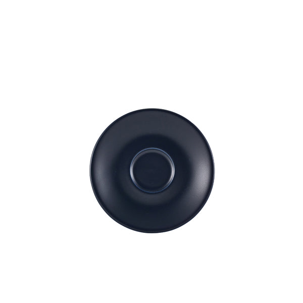 GenWare Porcelain Matt Blue Saucer 12cm/ 4.75" pack of 6