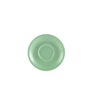 Genware Porcelain Green Saucer 13.5cm/ 5.25" pack of 6