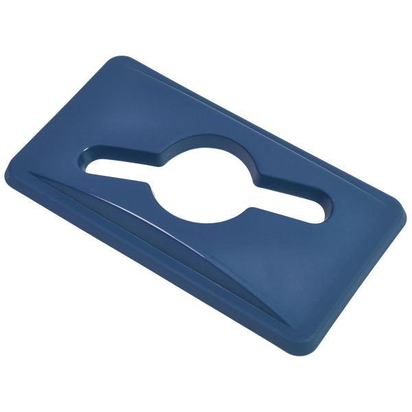 Blue Paper Lid For Slim Recycling Bin pack of 1