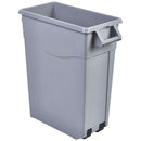 Grey Slim Recycling Bin 65L pack of 1