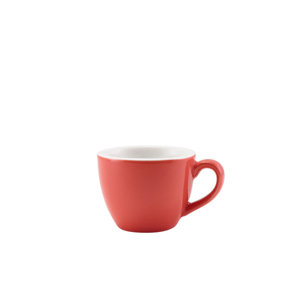 GenWare Porcelain Coral Bowl Shaped Cup 9cl/ 3oz Per Case of 6